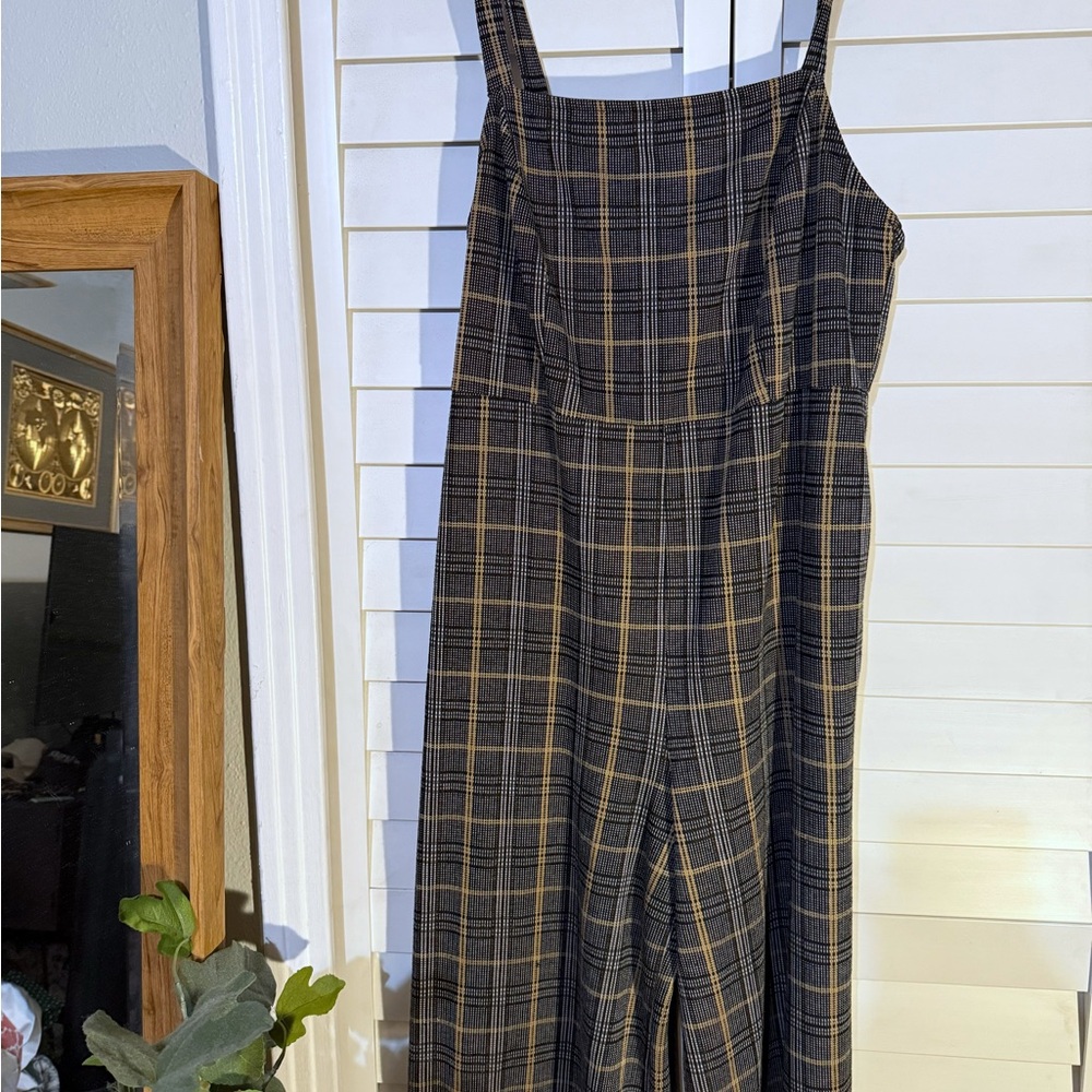 Plaid Women's Jumpsuit